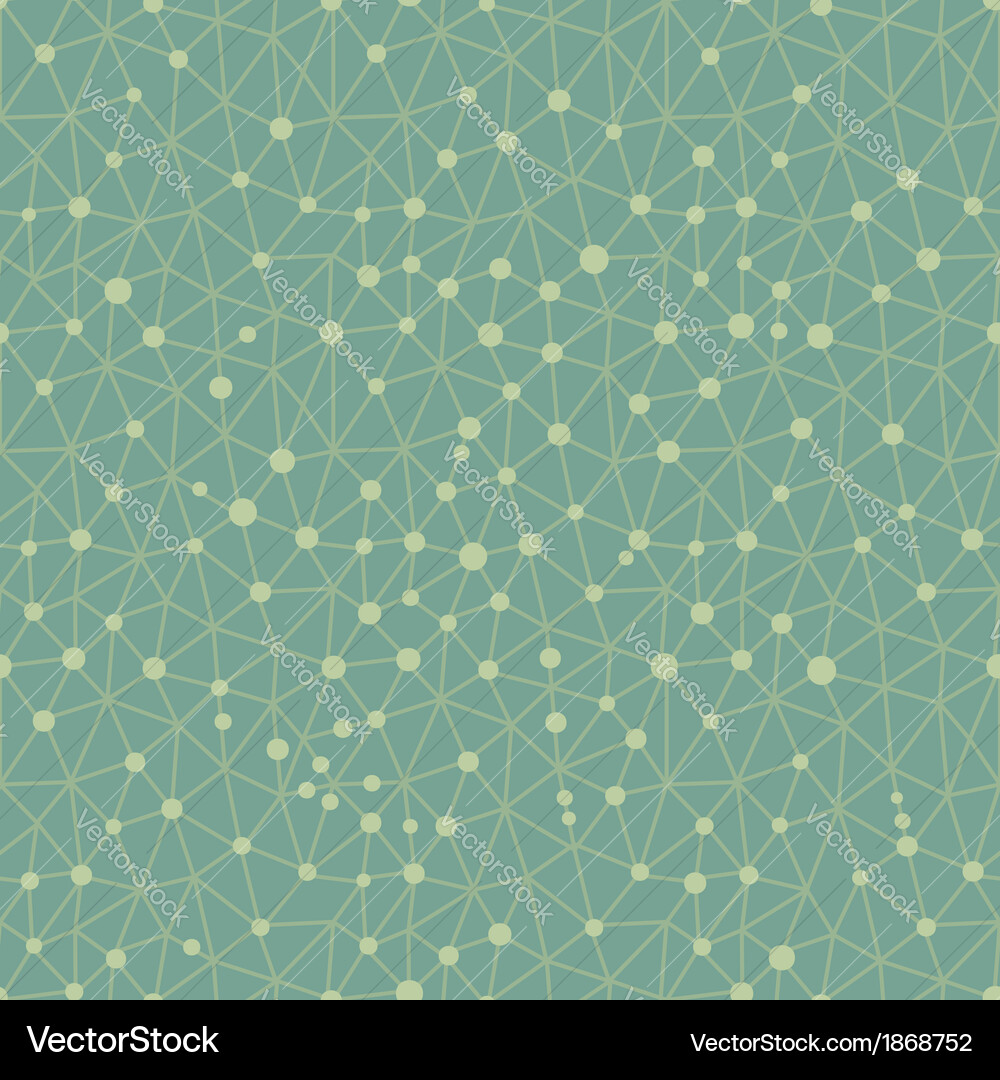 Crystal Lattice Seamless Pattern Vector Image