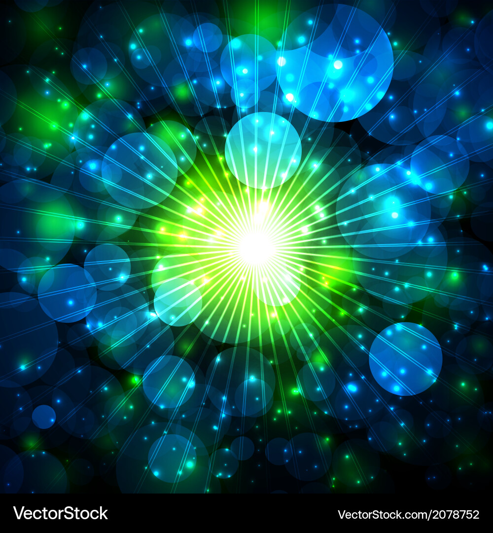 Dynamic Starburst Background vector image