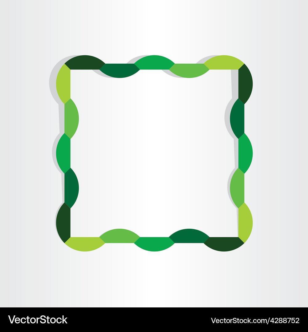 Spring frame abstract decorative design Vector Image