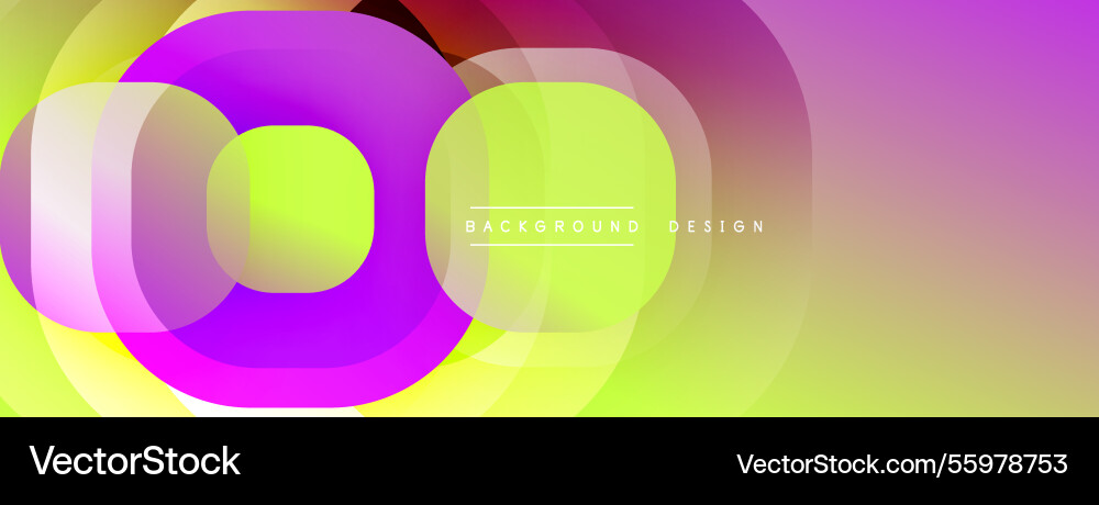 Abstract background with layered translucent vector image