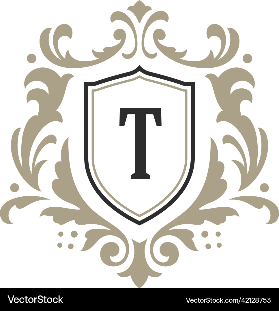 Luxus Monogramm Logo Vorlage Objekt Luxus Monogramm Logo Vorlage Objekt vektorbild