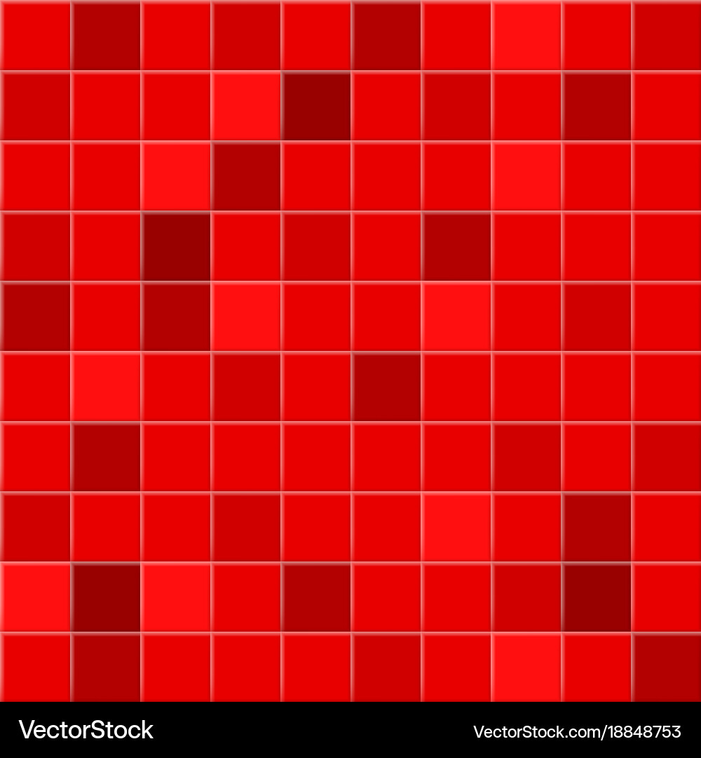 Red Tile Pattern Background vector image