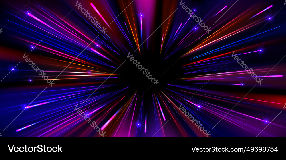 Fast light motion speed effect Fast light motion speed effect vector image