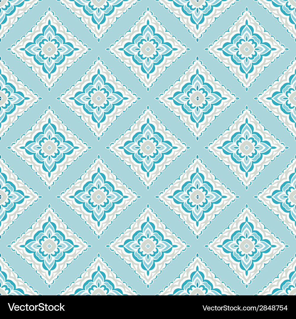 Seamless abstract tiled pattern Vector Image