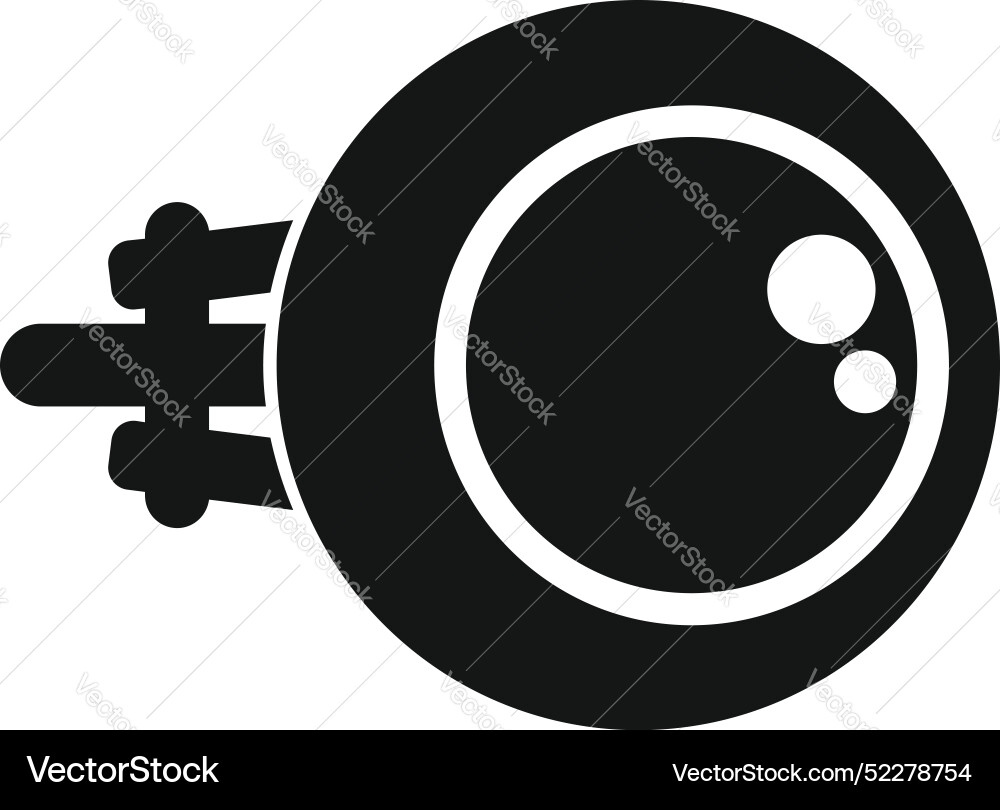 Space station module with docking rotating Vector Image