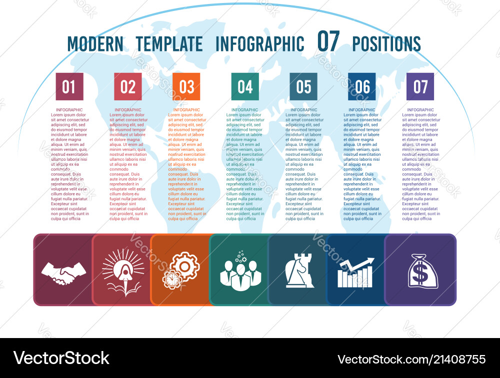 Colour squares with columns for the text Colour squares with columns for the text vector image