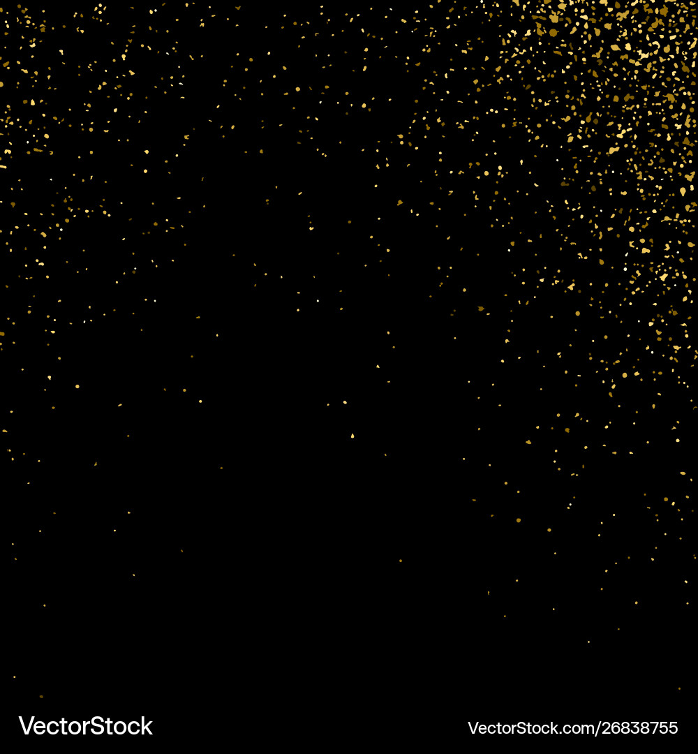 Gold glitter texture Gold glitter texture vector image