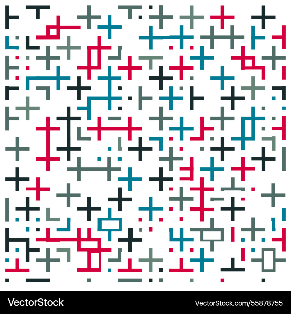 Repeat geometric print pattern Repeat geometric print pattern vector image