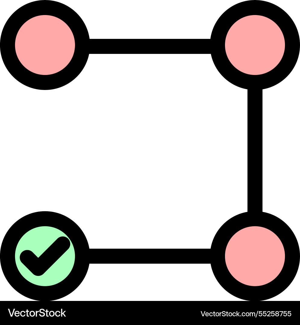 Workflow symbol -workflow and project management Workflow symbol -workflow and project management vector image