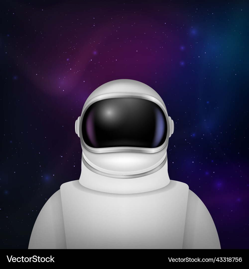 3d realistic spaceman astronaut spacesuit 3d realistic spaceman astronaut spacesuit vector image