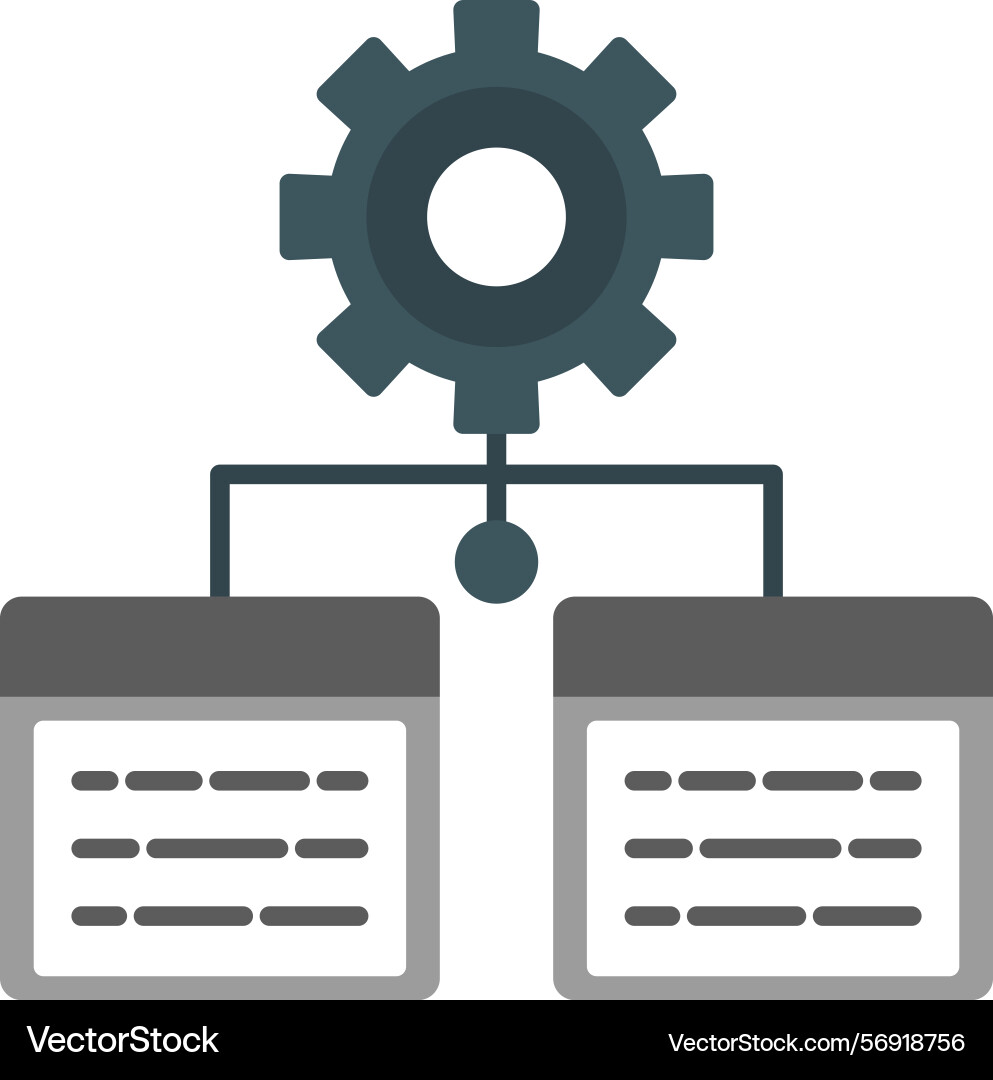 Batch processing icon Vector Image