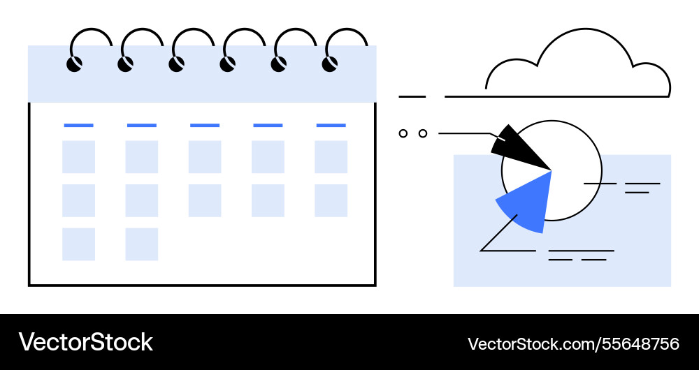 Data analysis integrated with scheduling in cloud Data analysis integrated with scheduling in cloud vector image
