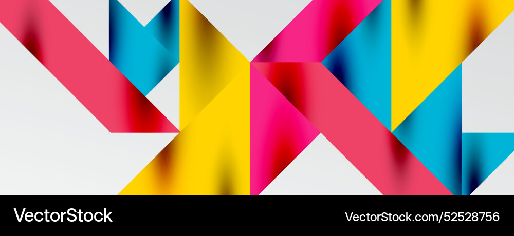 Tech minimal overlapping triangle shapes elements Tech minimal overlapping triangle shapes elements vector image