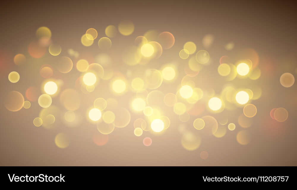 Abstract background with bokeh effect vector image