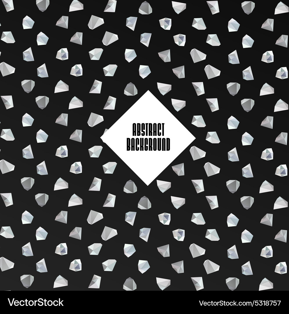 Abstract modern background with polygons design Vector Image