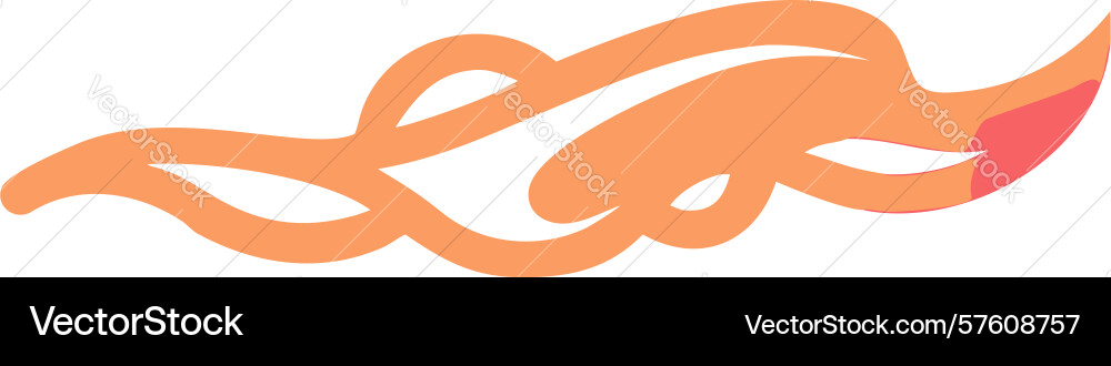 Smooth abstract s-curve dynamic fluid flow vector image