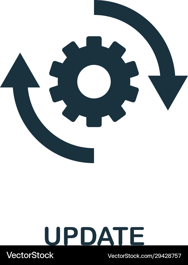 Update-Icon einfaches Element aus der Datenorganisation Update-Icon einfaches Element aus der Datenorganisation vektorbild