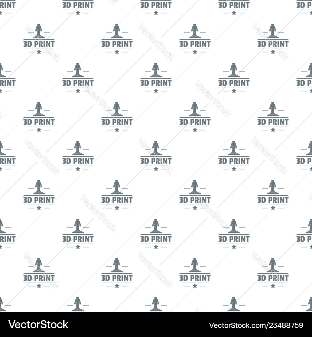 Process 3d printing pattern seamless Process 3d printing pattern seamless vector image