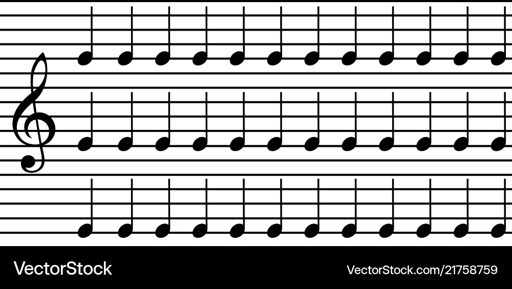 Simple music notes Simple music notes vector image