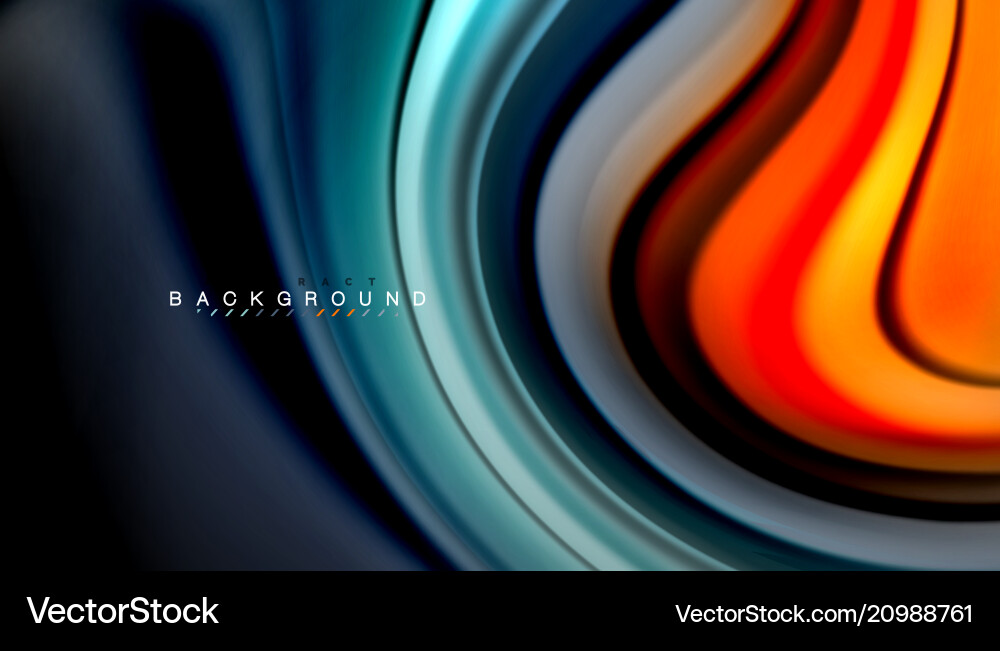 Abstract wave lines fluid rainbow style color Abstract wave lines fluid rainbow style color vector image