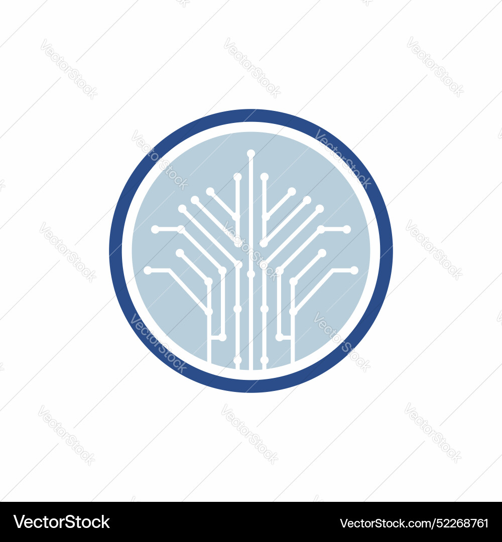 Technology logo element design template Technology logo element design template vector image