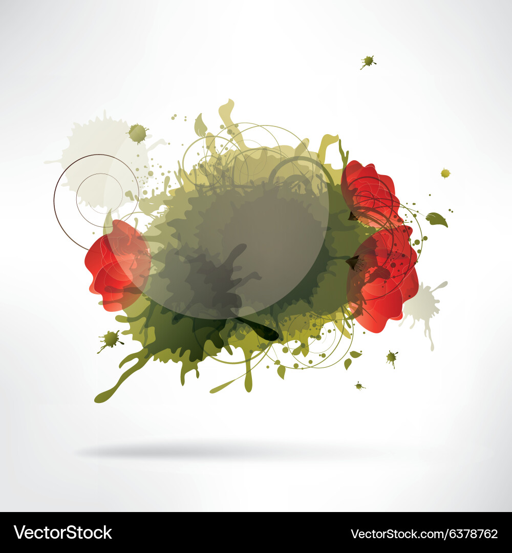 Abstract background with splash Vector Image
