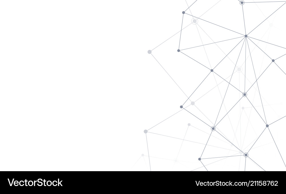 Abstract Network Connection Background vector image