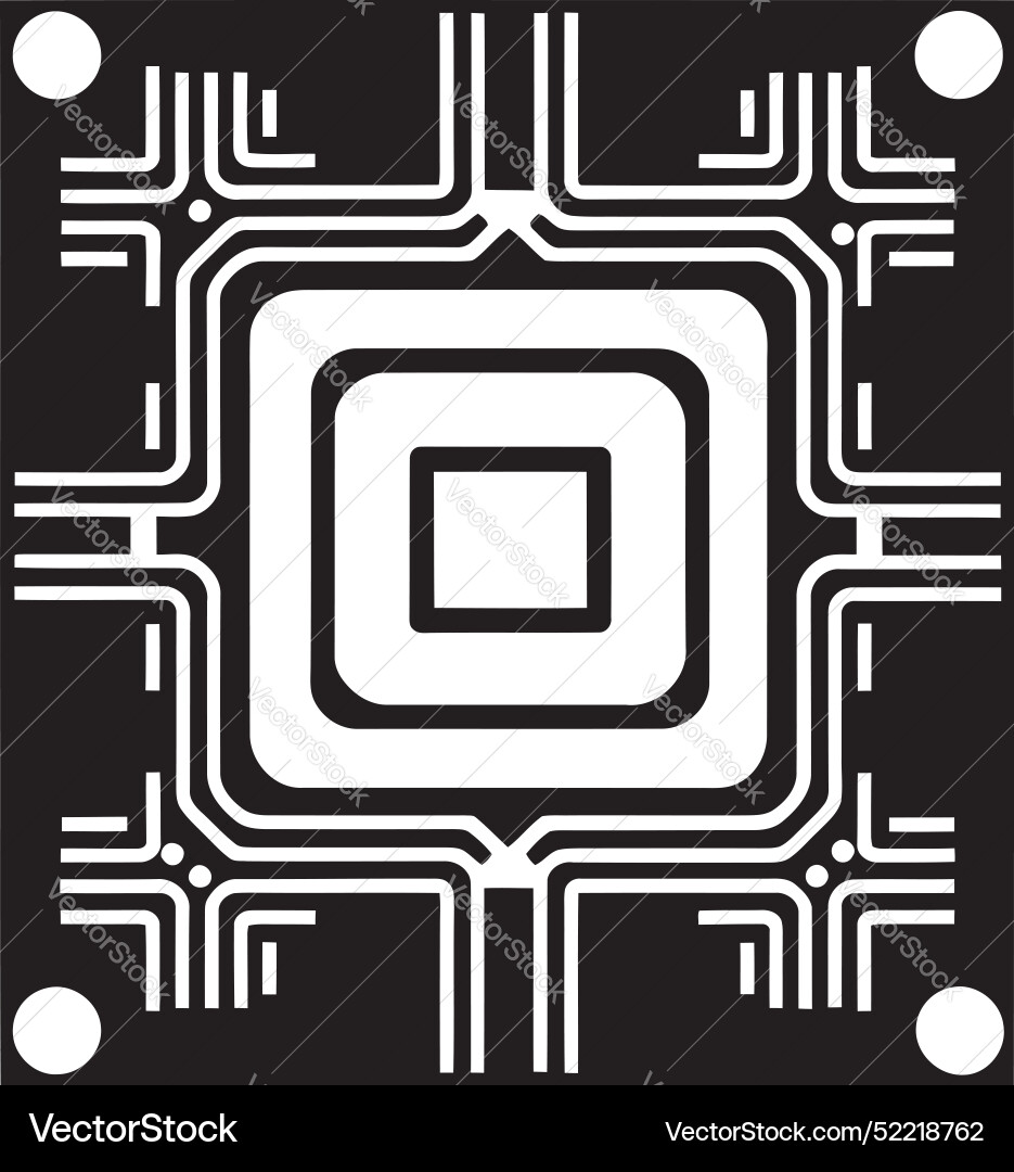 Electromatrix futuristic chip mark binary Electromatrix futuristic chip mark binary vector image