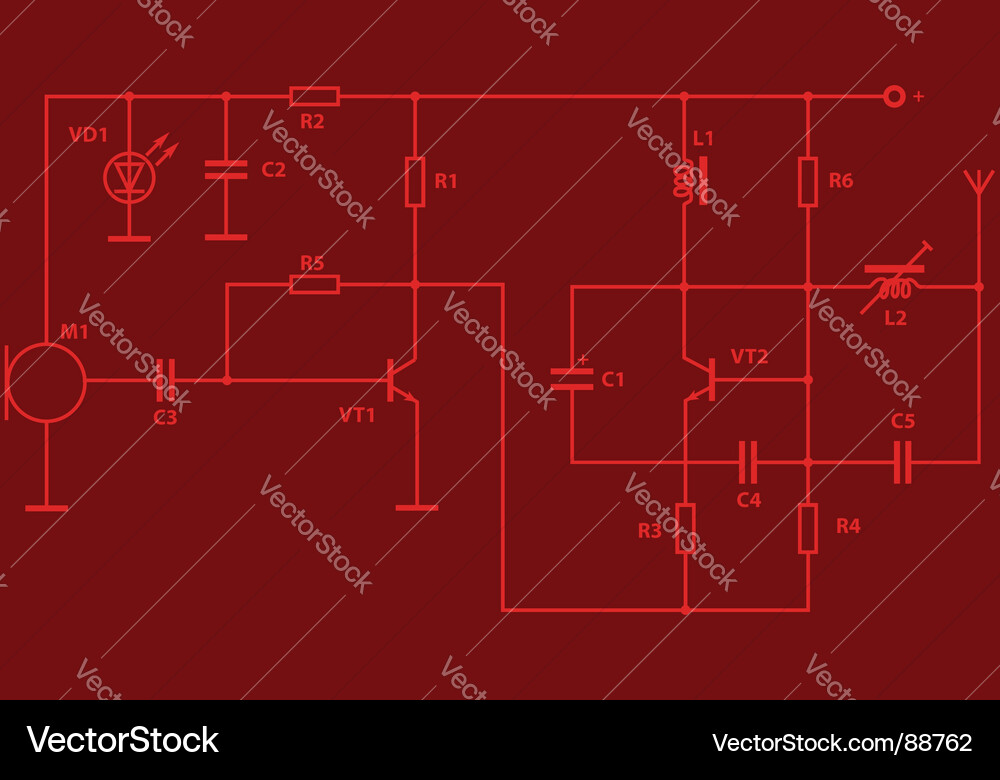 Elektrische Systeme Vektorbild