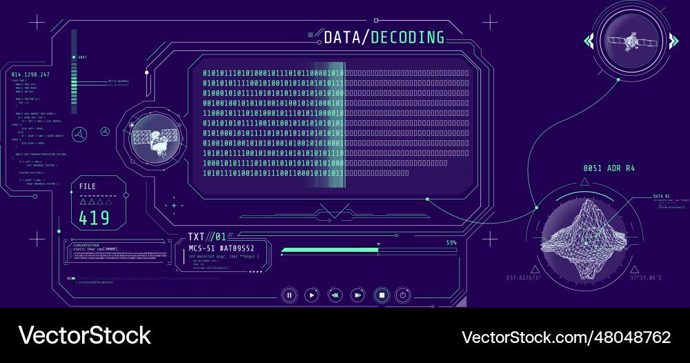 Interface for decoding object data received from Interface for decoding object data received from vector image