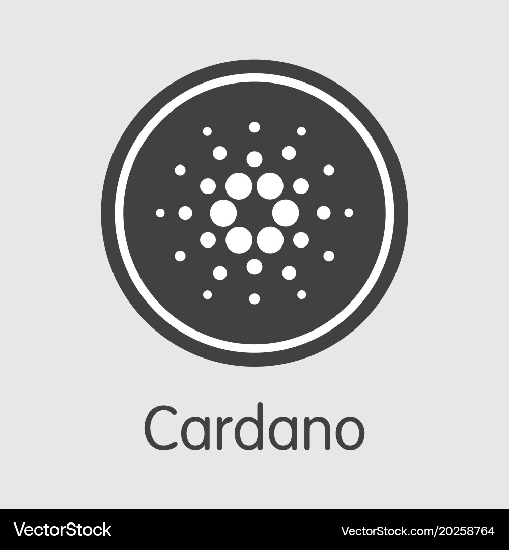 Cardano Cryptocurrency - ADA Coin – Royalty-Free Vector | VectorStock