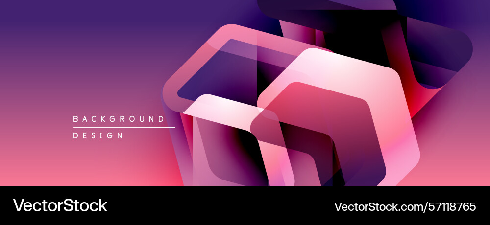 Abstract geometric shapes overlap creating Abstract geometric shapes overlap creating vector image