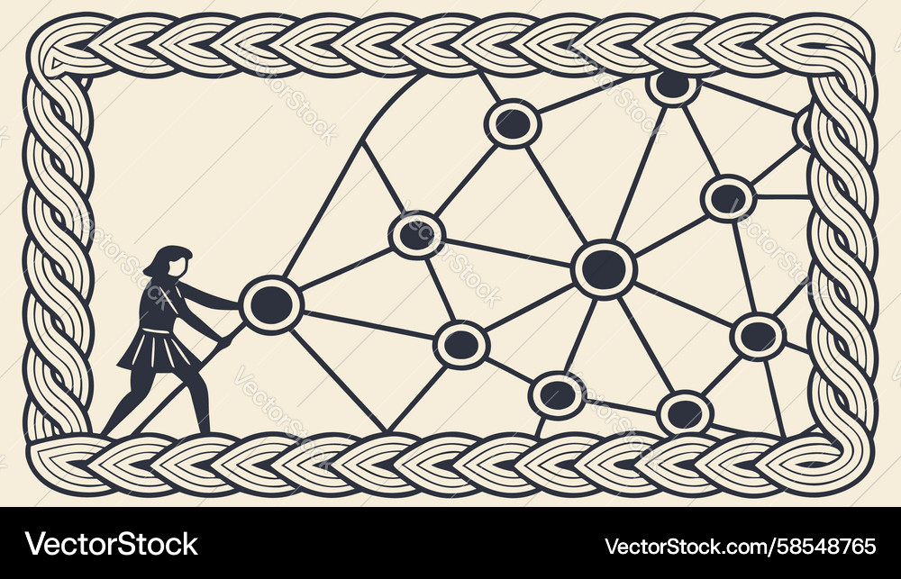 Data Flow Control Vector Image