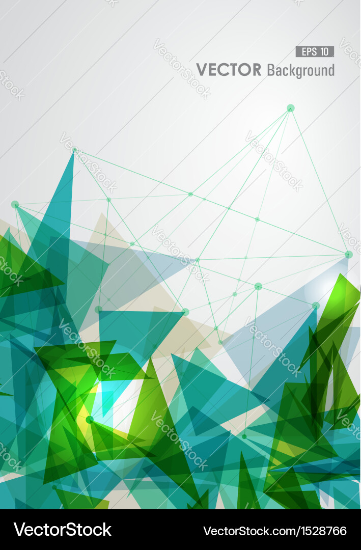 Geometric Network Abstract Background vector image