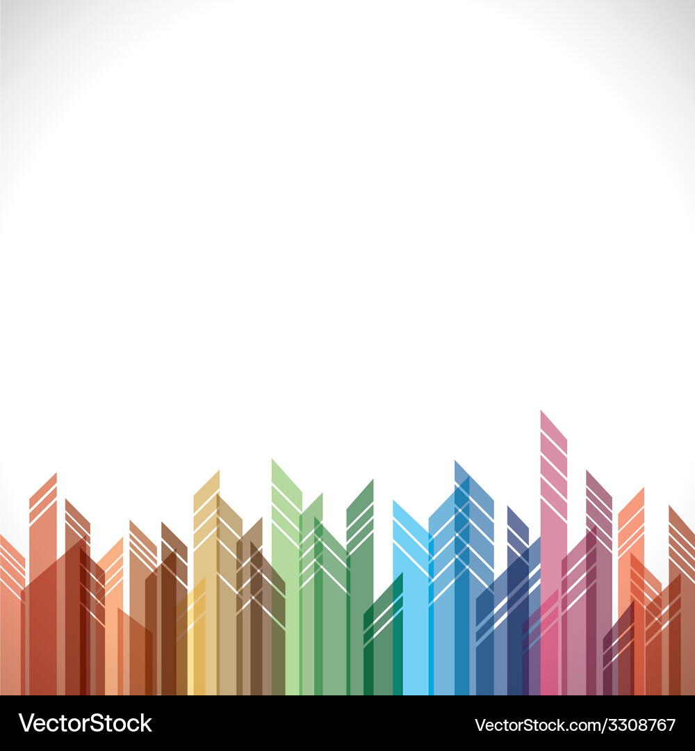 Abstract building background stock Vector Image