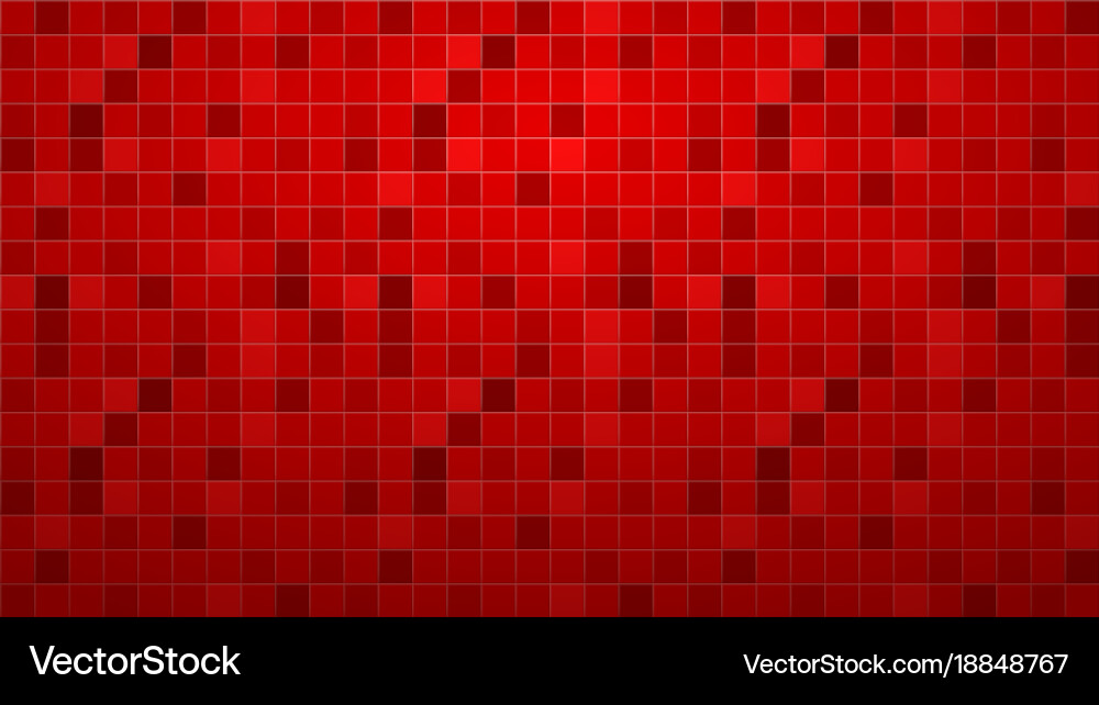 Red Tile Pattern Background vector image