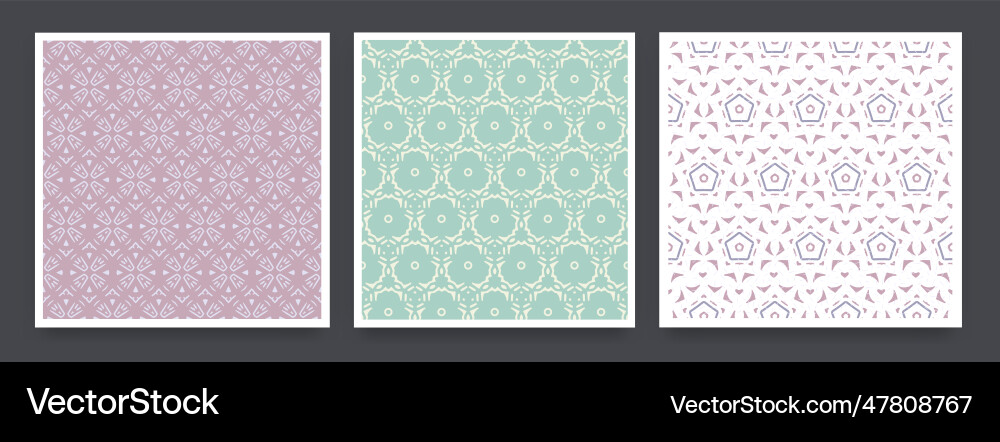 Set of seamless abstract minimal patterns Set of seamless abstract minimal patterns vector image