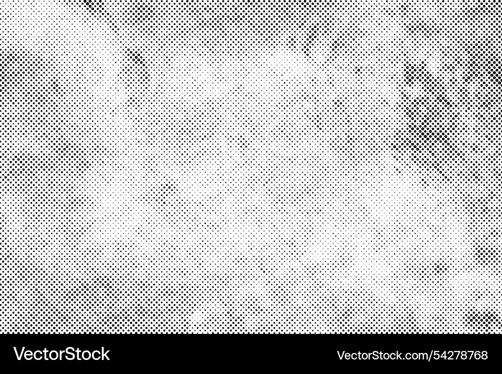 Black halftone pattern texture abstract background Vector Image