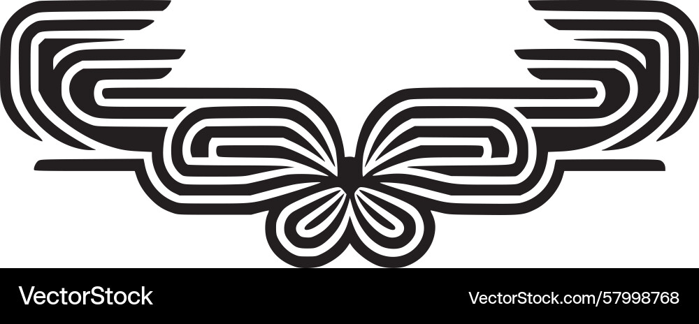 Linear Art Pattern Vector Image