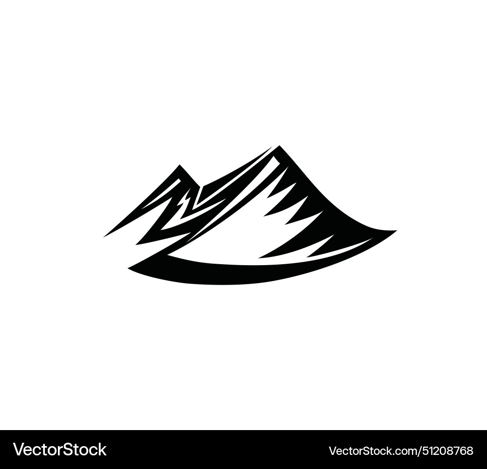 Mountain logo Royalty Free Vector Image - VectorStock