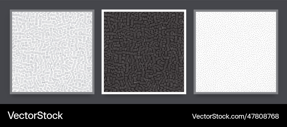 Set von nahtlosen abstrakten minimalen Mustern Set von nahtlosen abstrakten minimalen Mustern vektorbild