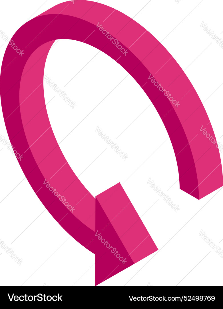 Circular arrow pointing down representing Circular arrow pointing down representing vector image