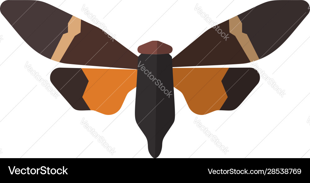 Insect icon in flat style isolated on white Insect icon in flat style isolated on white vector image