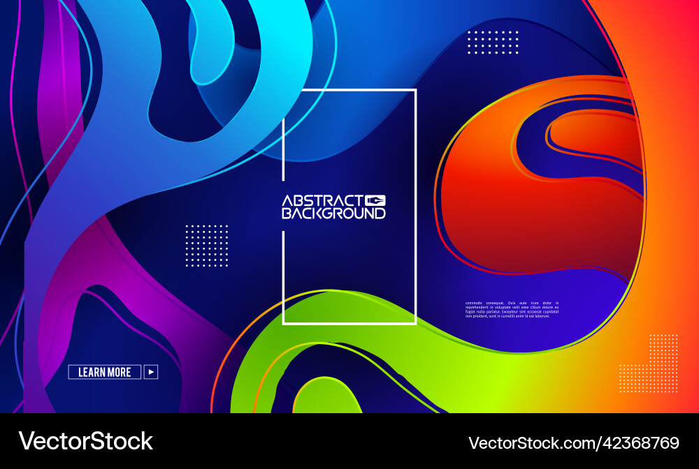 Modern gradient shape background colorful Modern gradient shape background colorful vector image