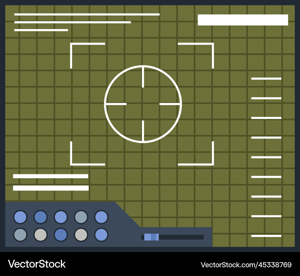 Panel with map and location screen display Panel with map and location screen display Vector Image