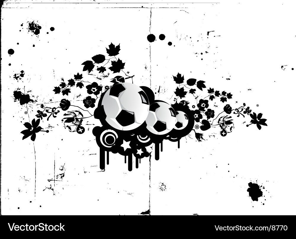 Football Emblem Vector Image