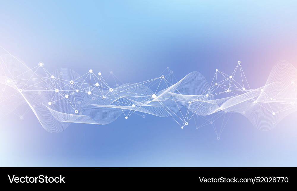 Global network connection banner design template Global network connection banner design template vector image