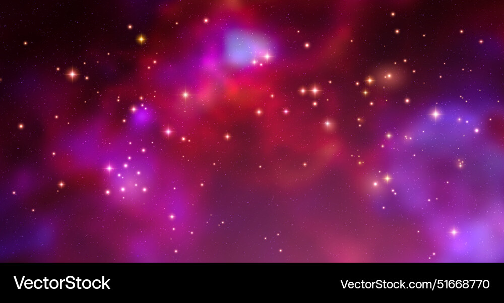 Space background with realistic nebula Space background with realistic nebula vector image