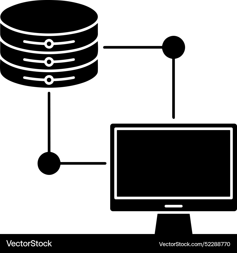 Technology and computer icon symbol image Technology and computer icon symbol image Vector Image
