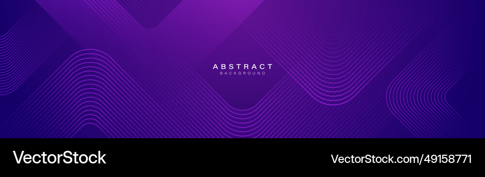 Abstract background with glowing curve triangle vector image